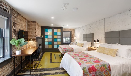 Queen Room with Two Queen Beds Room 103