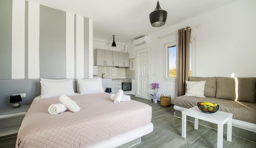 Superior Studio, 1 Double Bed, Balcony, Sea View