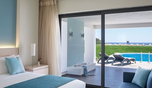 Double Room, Sharing Pool, Garden View