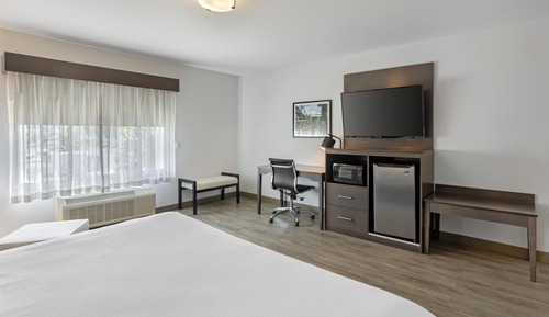 Standard Room, 1 King Bed, Non Smoking, Refrigerator & Microwave