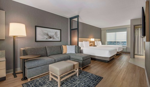 Room, 2 Queen Beds (High Floor, with Sofa Bed)