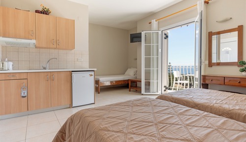 Studio, Sea View (For 3)