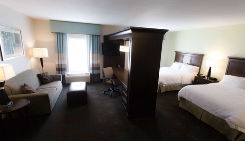 Two queen studio suite.