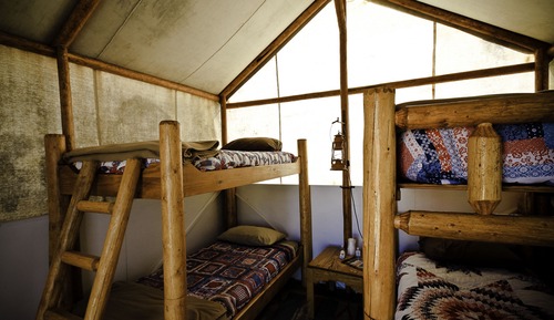 Sheepherder's Wagon & Family Tent House