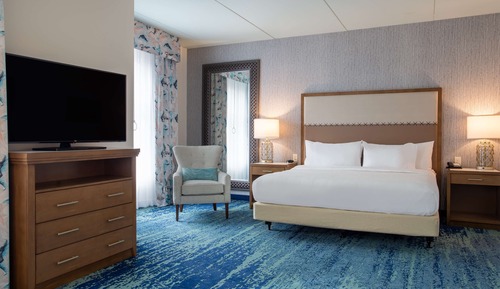 Suite, 1 King Bed, Accessible, Non Smoking (Roll-In Shower)