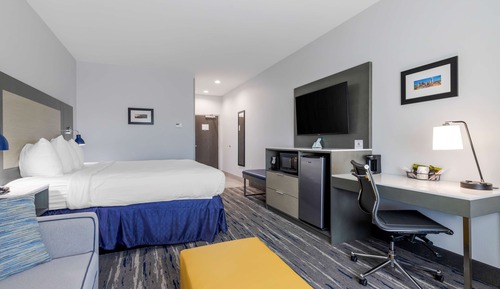 Standard Room, 1 King Bed, Non Smoking, Refrigerator & Microwave