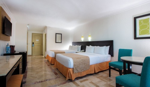 Standard Double Room, 2 Double Beds, City View