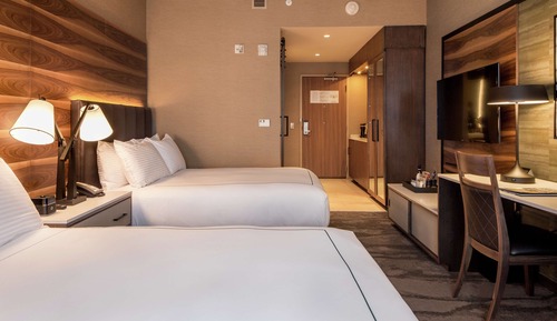 Room, 2 Queen Beds, Accessible, Bathtub