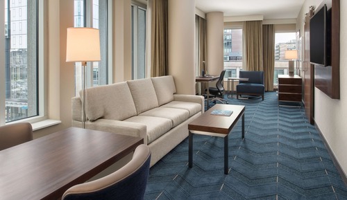 Suite, 2 Queen Beds, Accessible (Mobility & Hearing, Roll-In Shower)