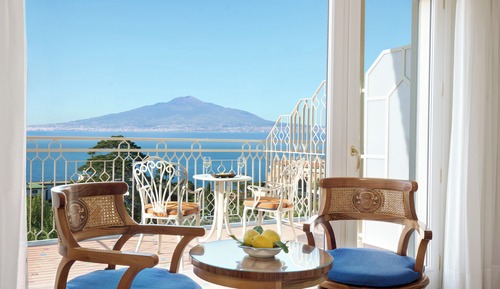 Prestige Room with double bed or 2 single beds, terrace, sea view