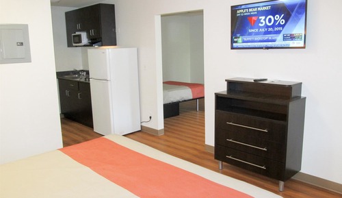 Deluxe Room, 2 Double Beds, Smoking, Kitchenette
