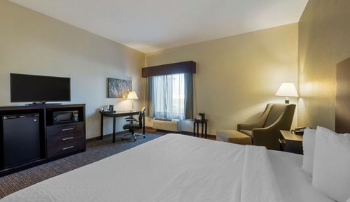 Standard Room, 1 King Bed, Accessible, Refrigerator & Microwave