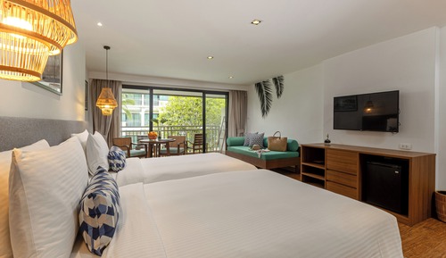 Premier Twin Room, Balcony (Garden)