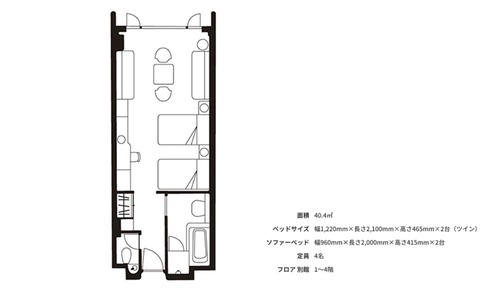 Fireworks Viewing Stay by Lake Ashi" Superior Twin Room (1-4 use) Non-Smoking