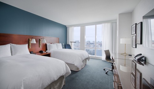 Premium Room, 2 Double Beds (West Side View)
