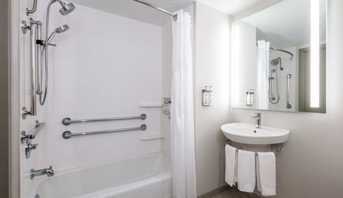 Suite, 1 King Bed with Sofa bed, Accessible (Mobility, Accessible Tub)