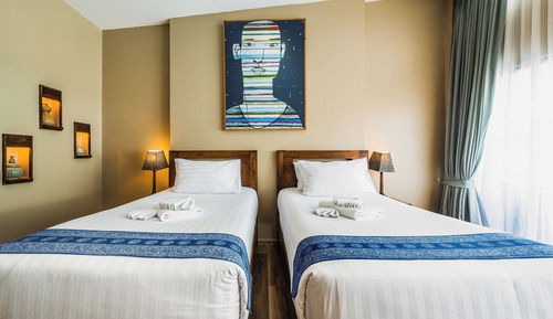 Deluxe Twin Room, Pool View