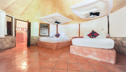 Classic Room, 2 Double Beds, Partial Sea View, Beachside