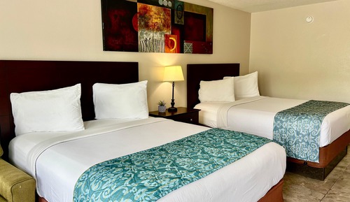 Quadruple Room, 2 Queen Beds, Refrigerator & Microwave