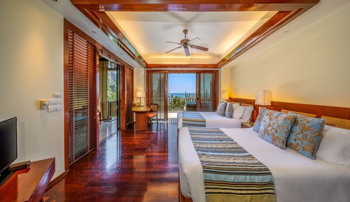 Deluxe Room, 2 Double Beds, Ocean View (Premium Deluxe)