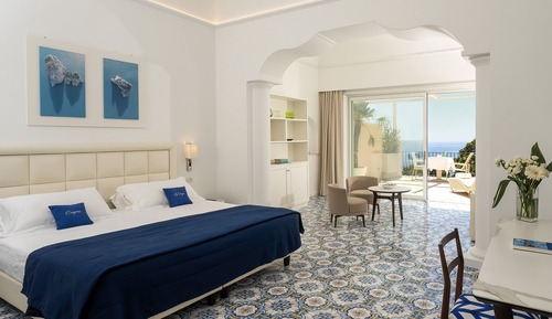 Room, 1 King Bed with Sofa bed, Terrace, Sea View (Prestige Junior Suite with terrace)