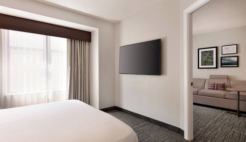 Suite, 1 Bedroom, Non Smoking, City View (Mobility/Hearing Access, Roll-In Shwr)