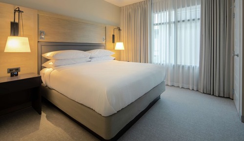 Suite, 2 Queen Beds, Accessible, Ocean View (Hearing)