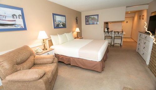 Standard Studio, 1 King Bed, Kitchenette, Pool View (Studio Unit- Room 212-No Pets)