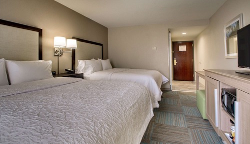 Room, 2 Queen Beds, Non Smoking, Refrigerator & Microwave