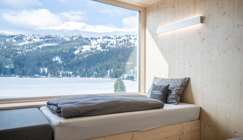 Double Room, Lake View (XL-Cabin, Top Floor)