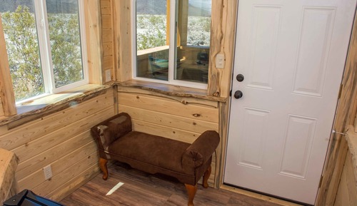 Premium Cabin, 1 Queen Bed, Patio, Mountain View