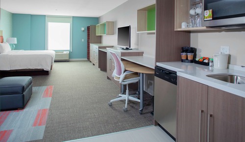 Suite, 1 King Bed with Sofa bed, Accessible, Non Smoking (Roll-In Shower)
