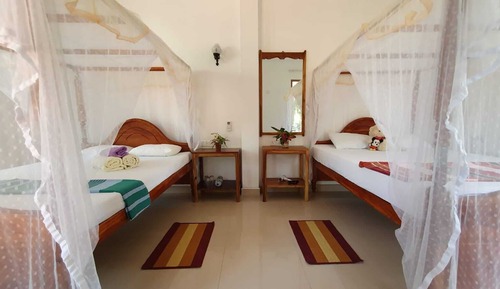 Family Twin Room, 1 Bedroom, Balcony, Partial Sea View