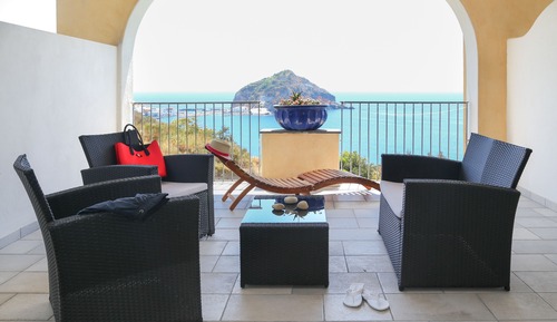 Deluxe Double Room, Terrace, Sea View
