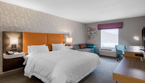 Room, 1 King Bed, Refrigerator & Microwave
