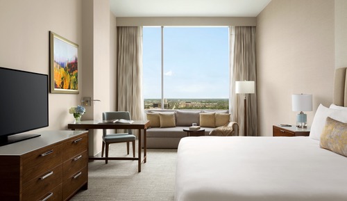 Premium Room, 1 King Bed, Accessible Bathtub (Wooded View, Accessible Tub)