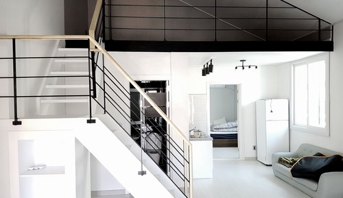Duplex, 1 Bedroom, Balcony (Peppermint)