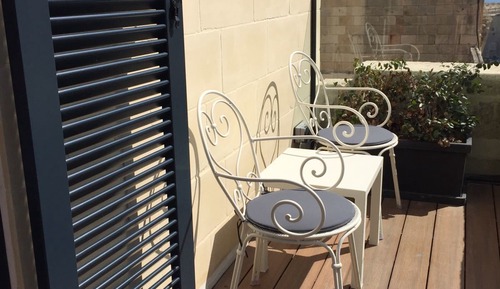 Superior Double or Twin Room, Terrace, Partial Sea View
