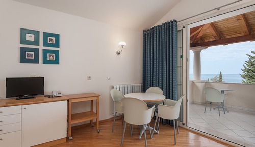 Basic Twin Room, Balcony, Partial Sea View