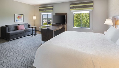 Studio, 1 King Bed, Refrigerator & Microwave (Wet bar)