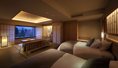 Japanese Western Style Room, with Private Open-air Bath, 6F