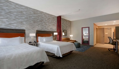 Studio, 2 Queen Beds, Accessible, Bathtub (Mobility)