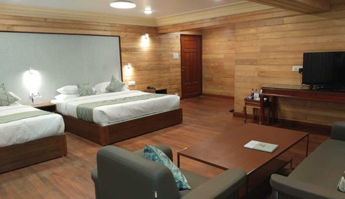 Luxury family view room with balcony