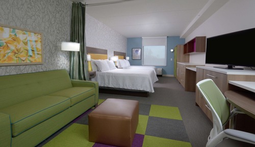 Studio, 2 Queen Beds, Accessible (Hearing)