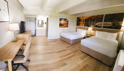 Double Room, 2 Double Beds, Non Smoking