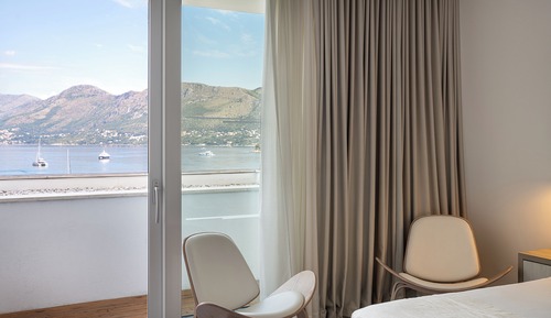 Premium Double Room with Balcony, Partial Sea View
