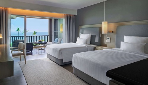 Deluxe Room, 2 Twin Beds, Sea View