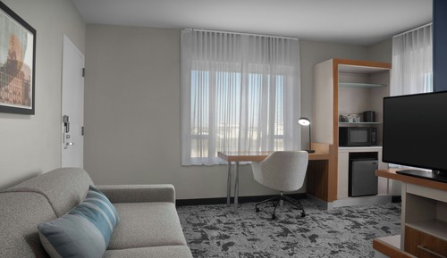 Studio Suite, 1 King Bed (Mobility/Hearing Access, Roll-In Shwr)