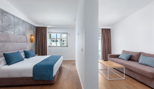 Family Double Room, Terrace, Pool View