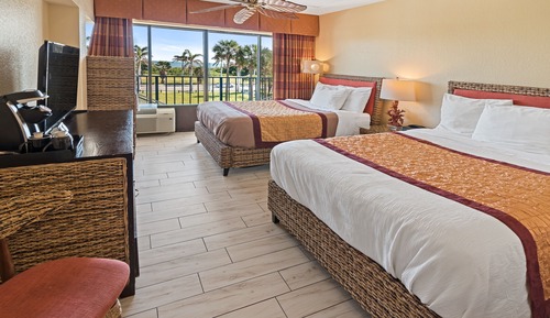 Deluxe Room, 2 Double Beds, Balcony (Sunset View)